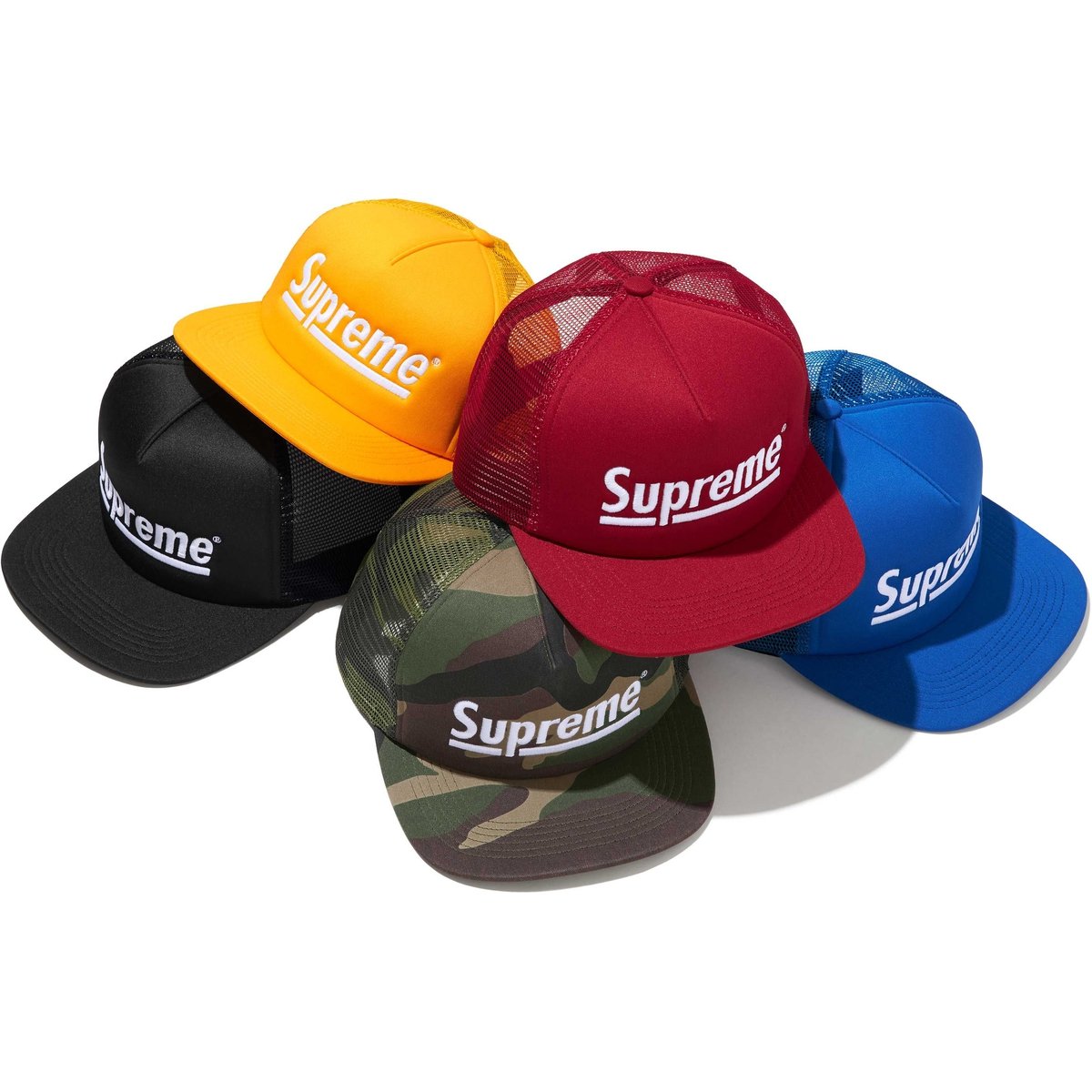 Supreme Underline Mesh Back 5-Panel for fall winter 24 season