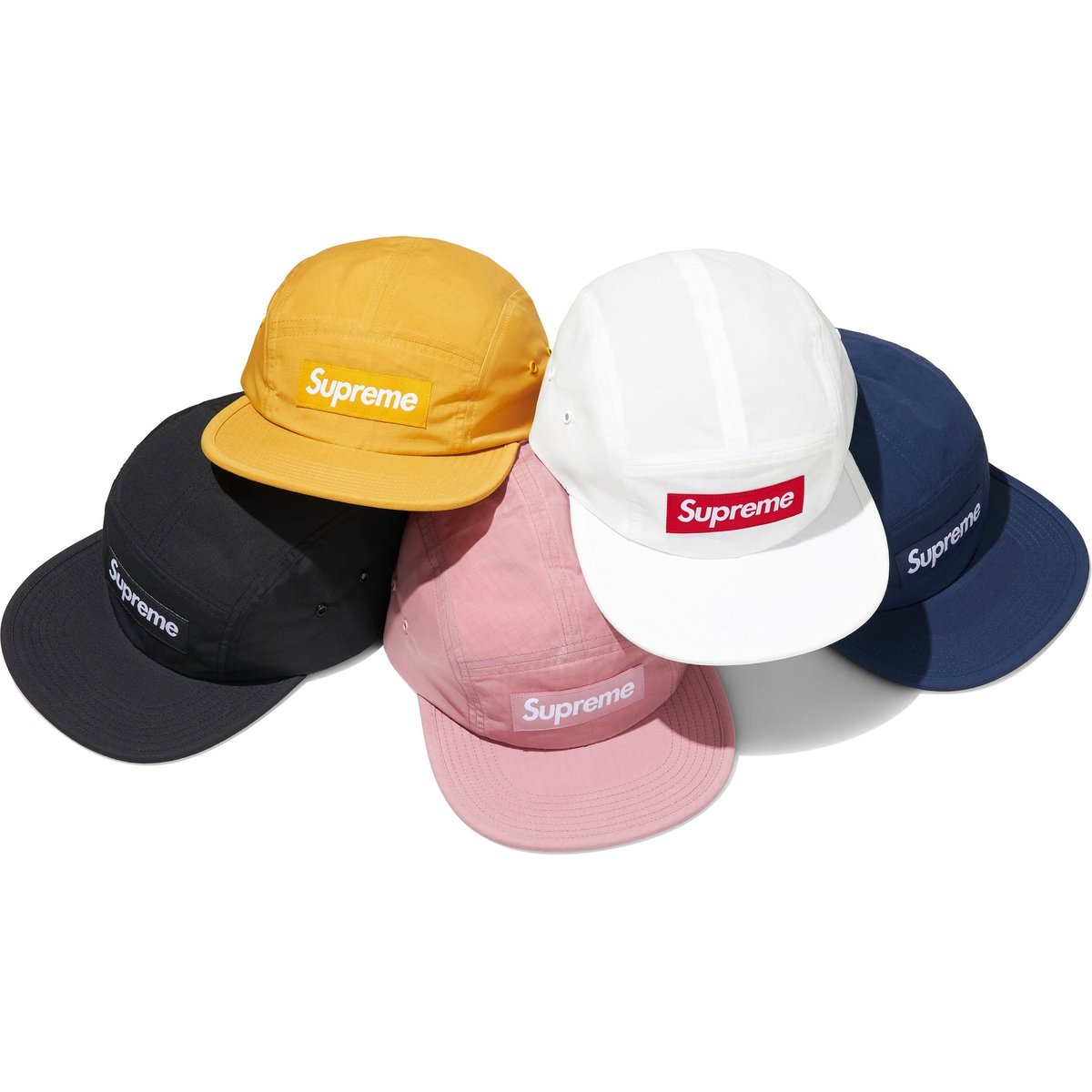 Supreme Waxed Ripstop Camp Cap released during fall winter 24 season