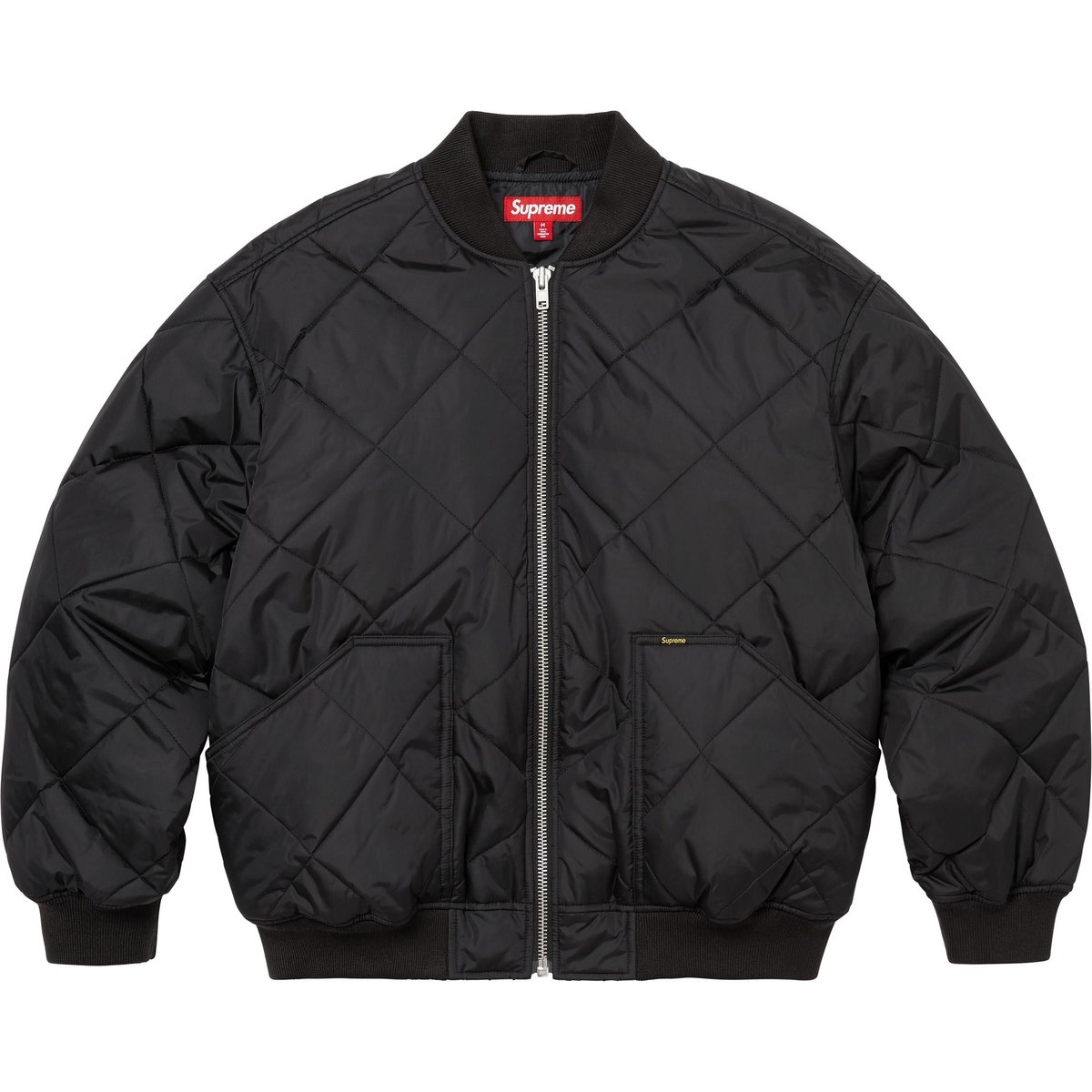 Details on AOI Quilted Work Jacket  Black from fall winter
                                                    2024