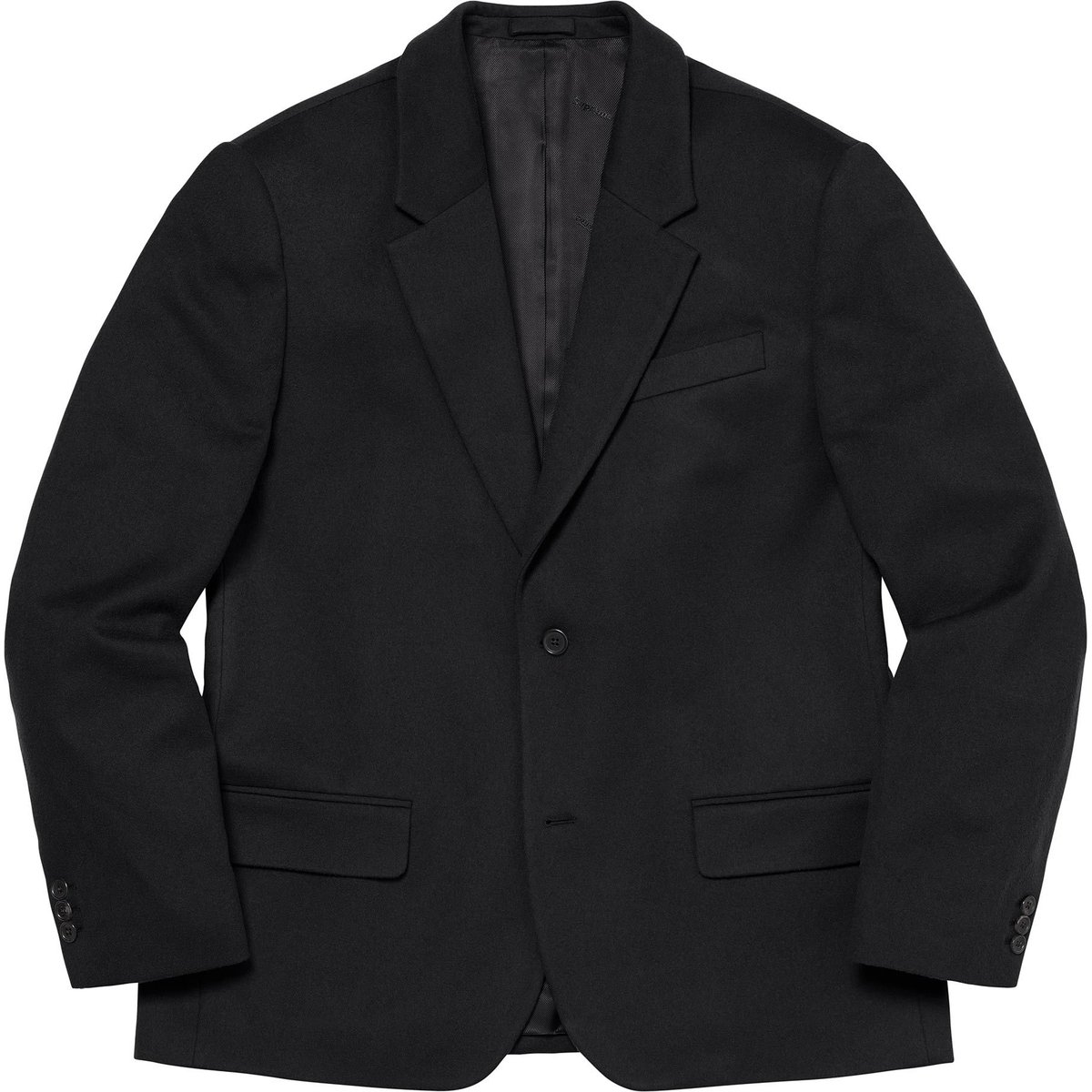 Details on Brushed Wool Suit Black from fall winter
                                                    2024