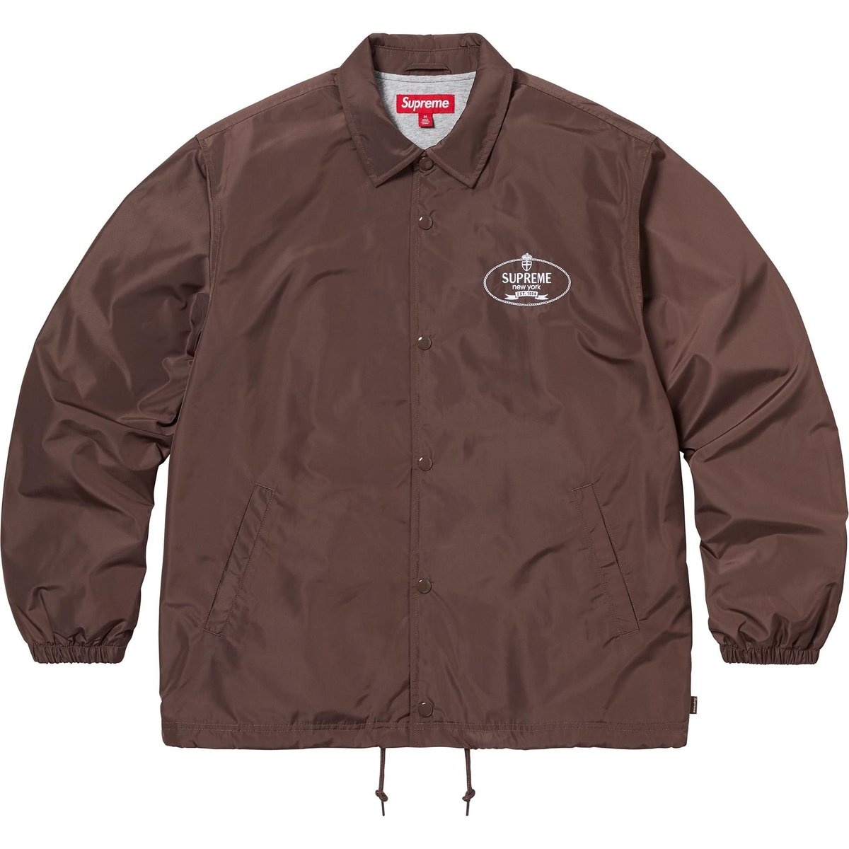 Details on Crest Coaches Jacket Brown from fall winter
                                                    2024