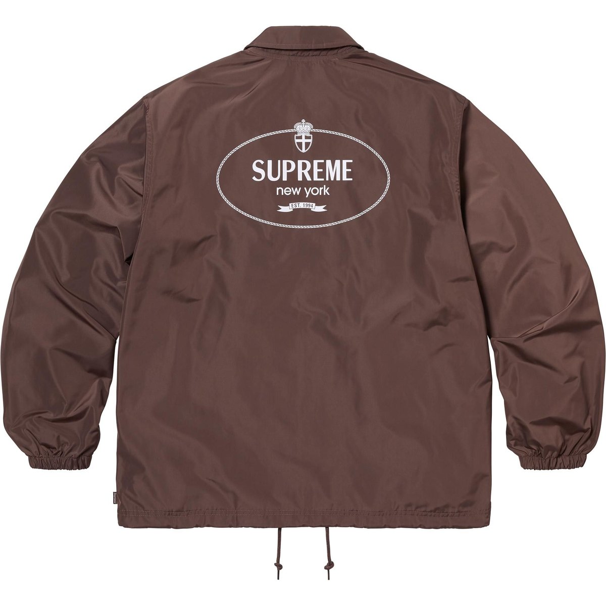 Details on Crest Coaches Jacket Brown from fall winter
                                                    2024