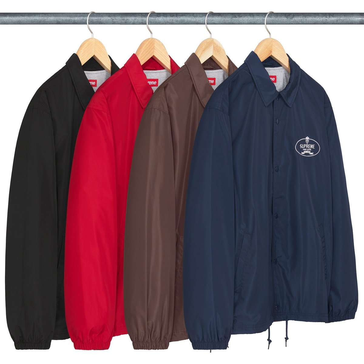 Supreme Crest Coaches Jacket for fall winter 24 season