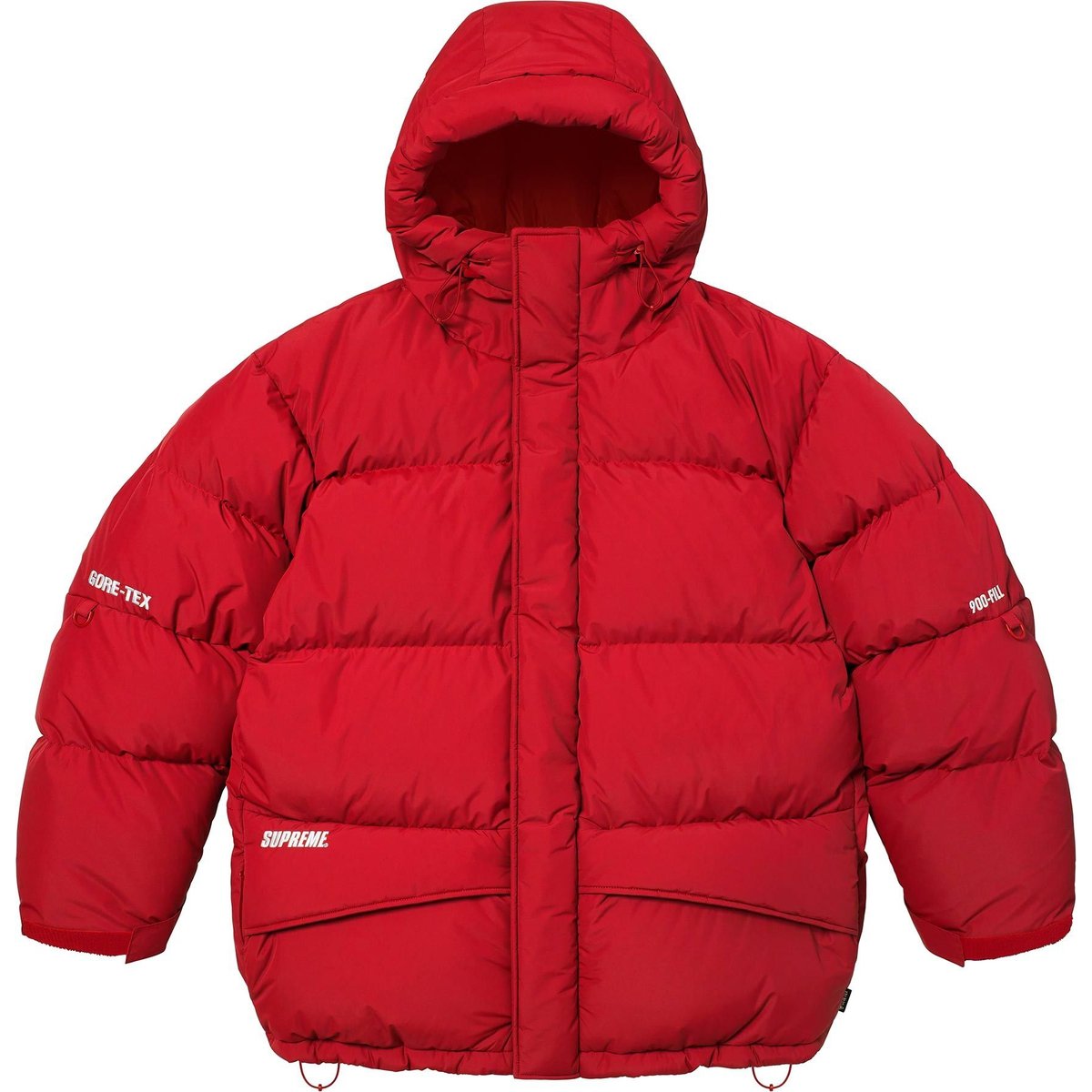 Details on GORE-TEX 900-Fill Down Parka Red from fall winter
                                                    2024