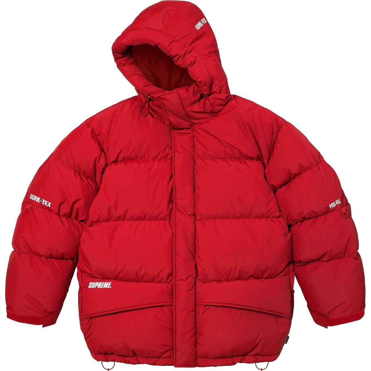 Details on GORE-TEX 900-Fill Down Parka Red from fall winter
                                                    2024