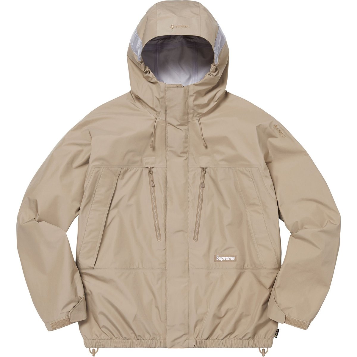 Details on GORE-TEX Taped Seam Shell Jacket Tan from fall winter
                                                    2024