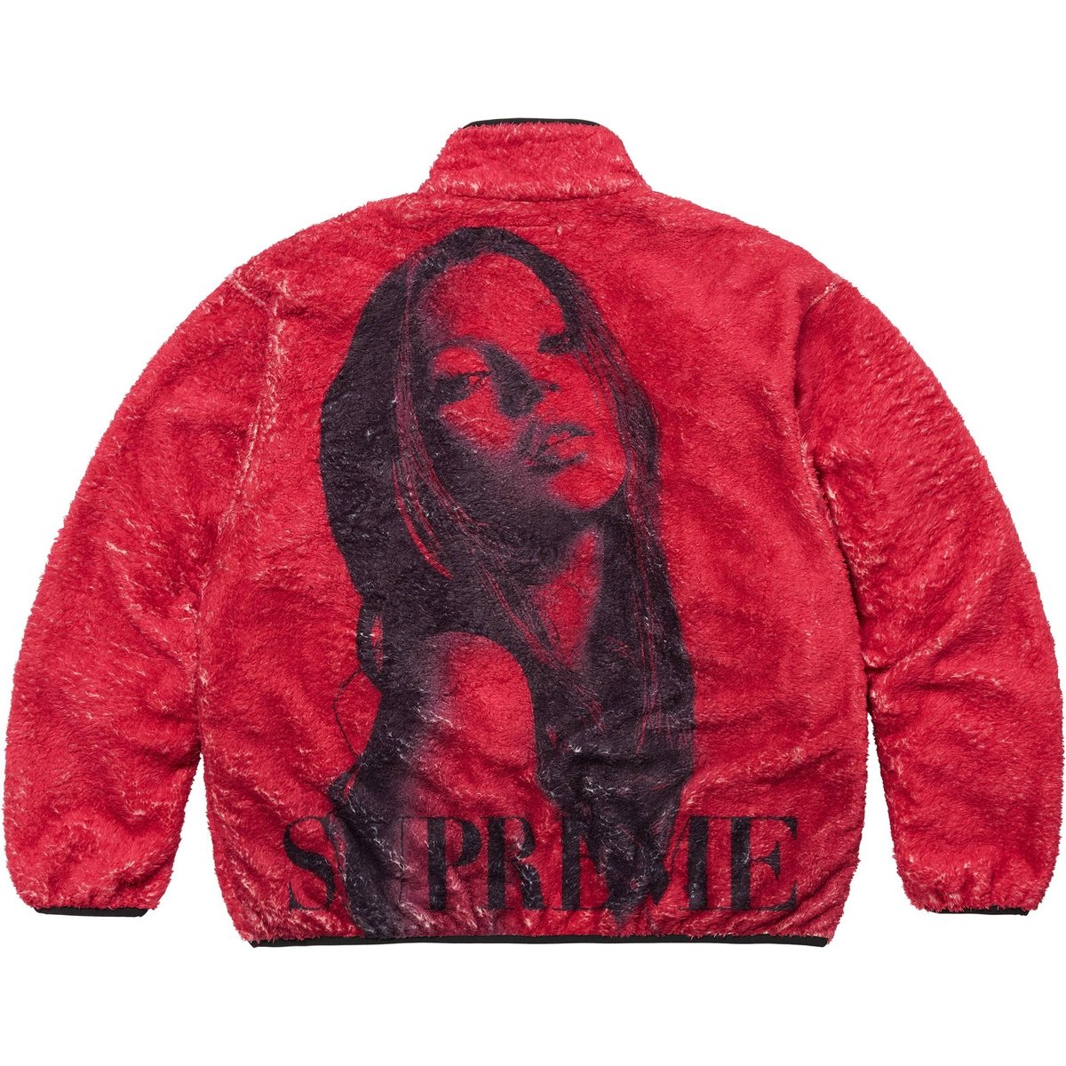 Details on Kate Moss Fleece Jacket Red from fall winter
                                                    2024