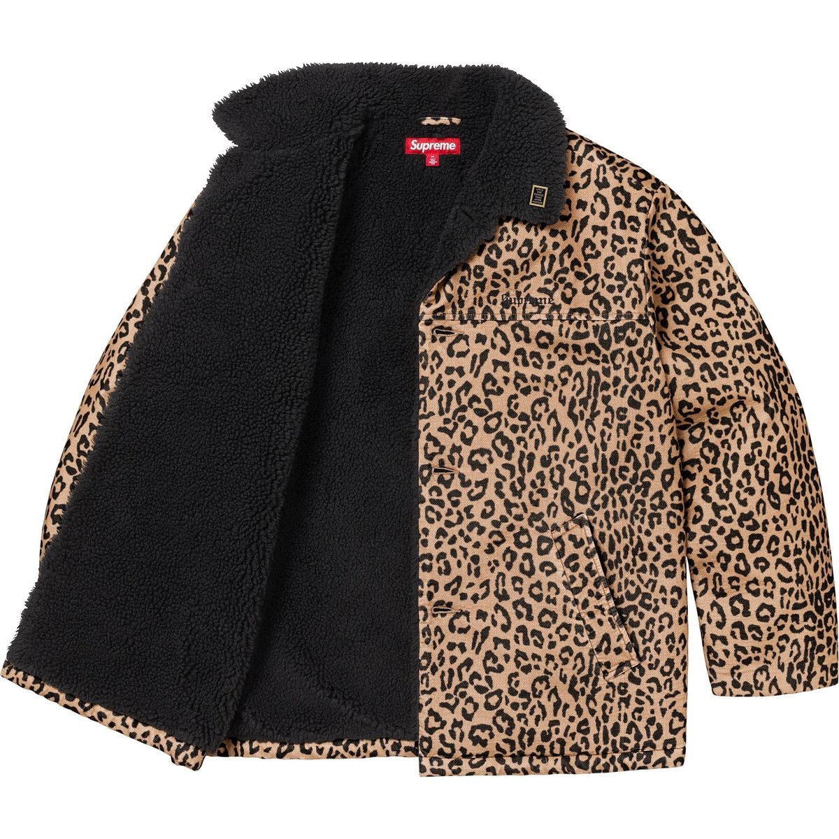 Details on Kindermann Uncut Corduroy Car Coat Leopard from fall winter
                                                    2024