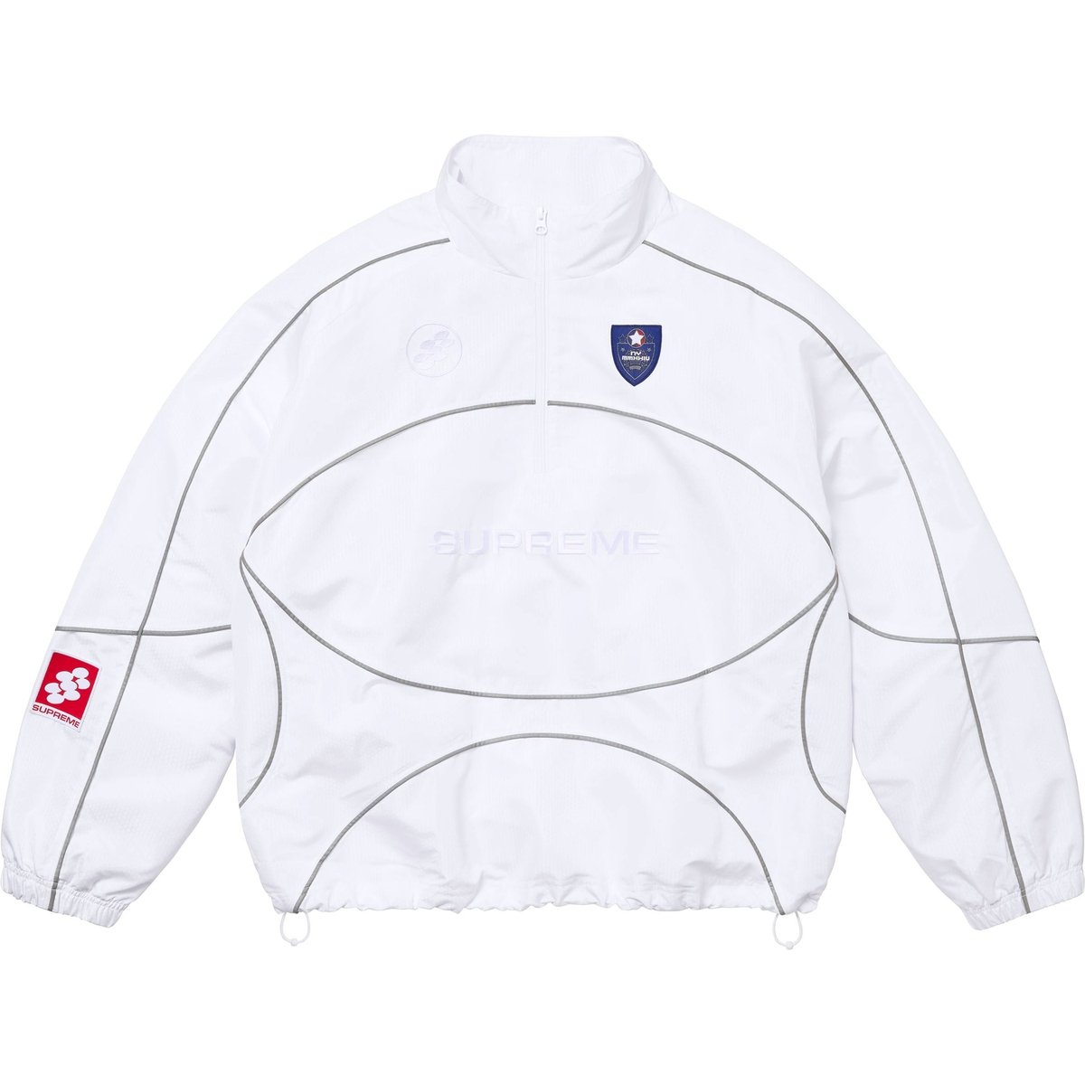 Details on Reflective Piping Pullover White from fall winter
                                                    2024