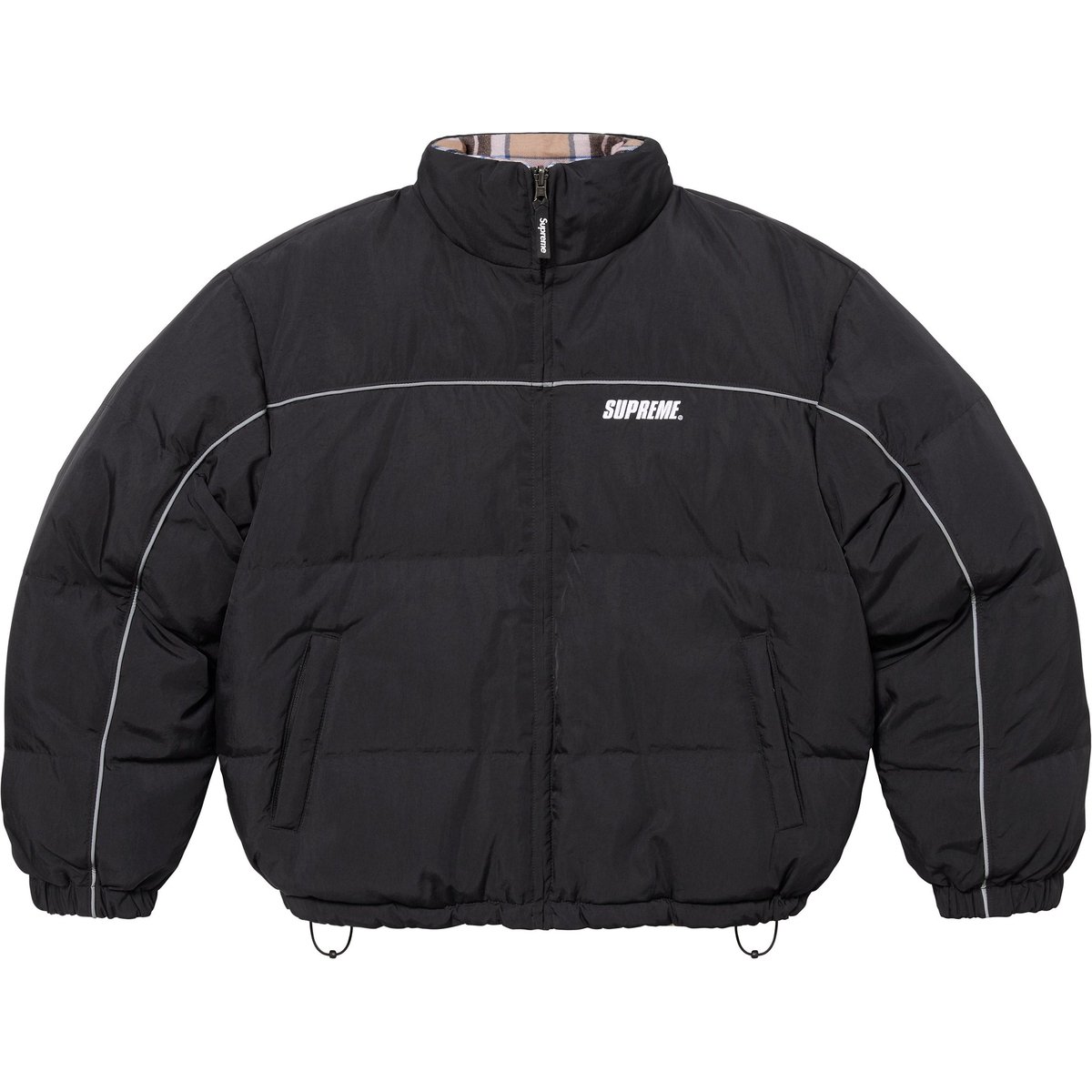 Details on Reversible Puffer Jacket Black from fall winter
                                                    2024