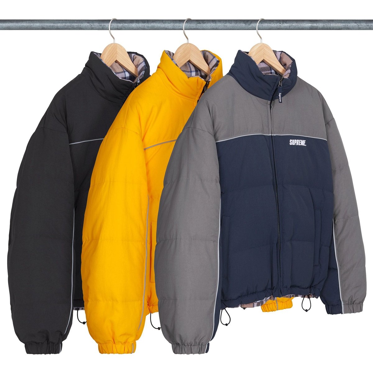 Supreme Reversible Puffer Jacket for fall winter 24 season