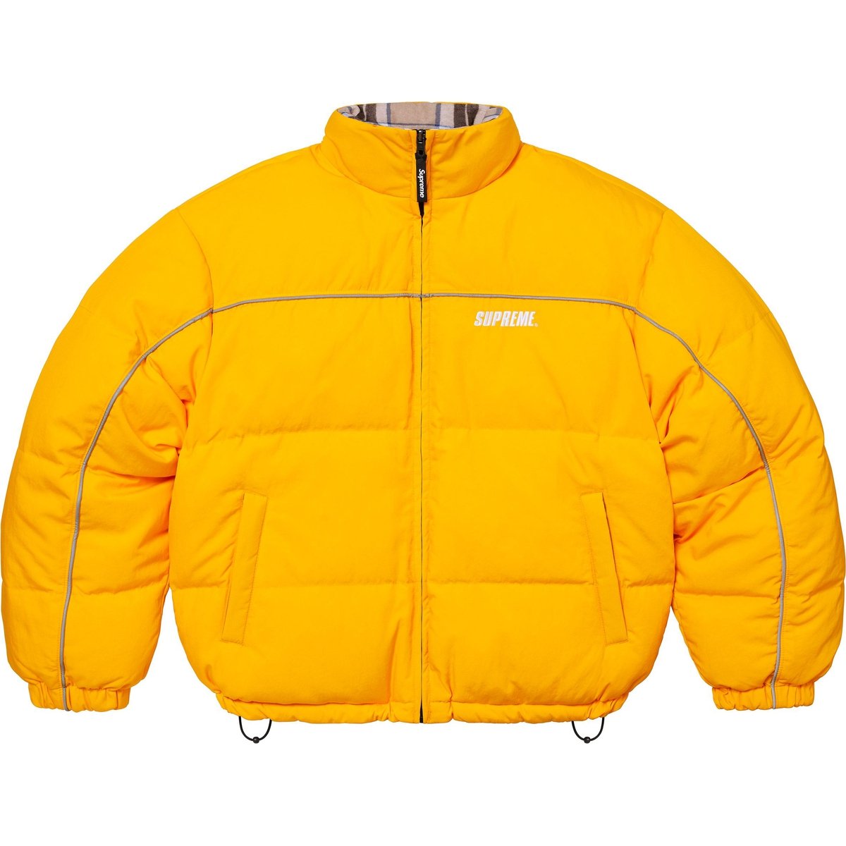 Details on Reversible Puffer Jacket Yellow from fall winter
                                                    2024