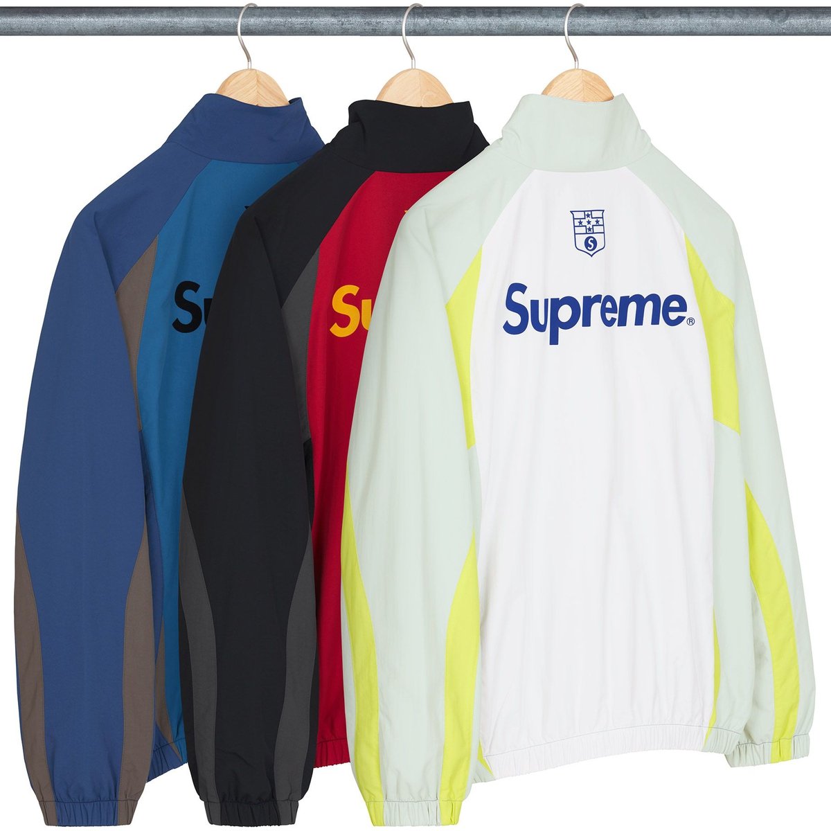 Details on S Logo Track Jacket Group Shots from fall winter
                                                    2024 (Price is $178)