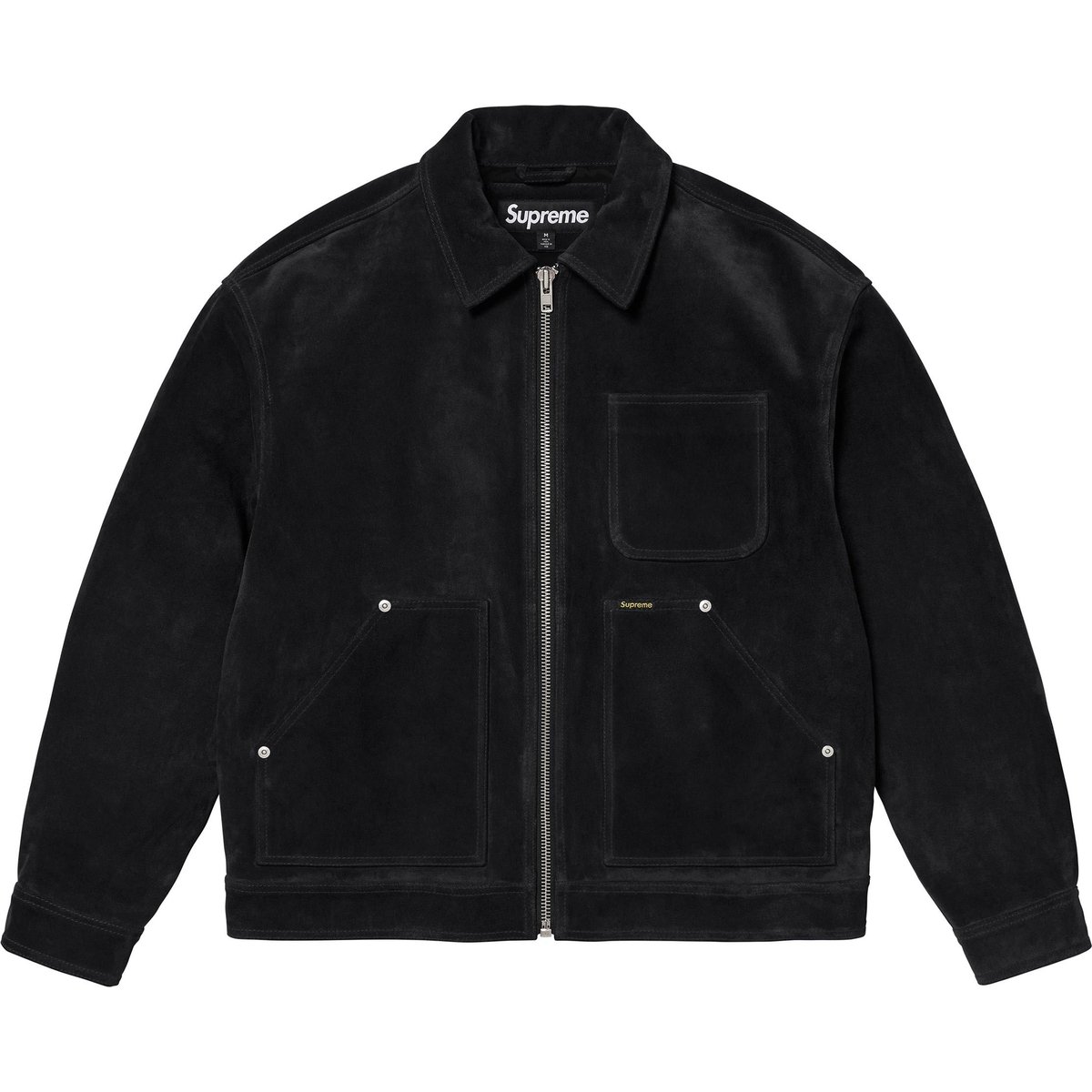 Details on Suede Work Jacket Black from fall winter
                                                    2024 (Price is $498)