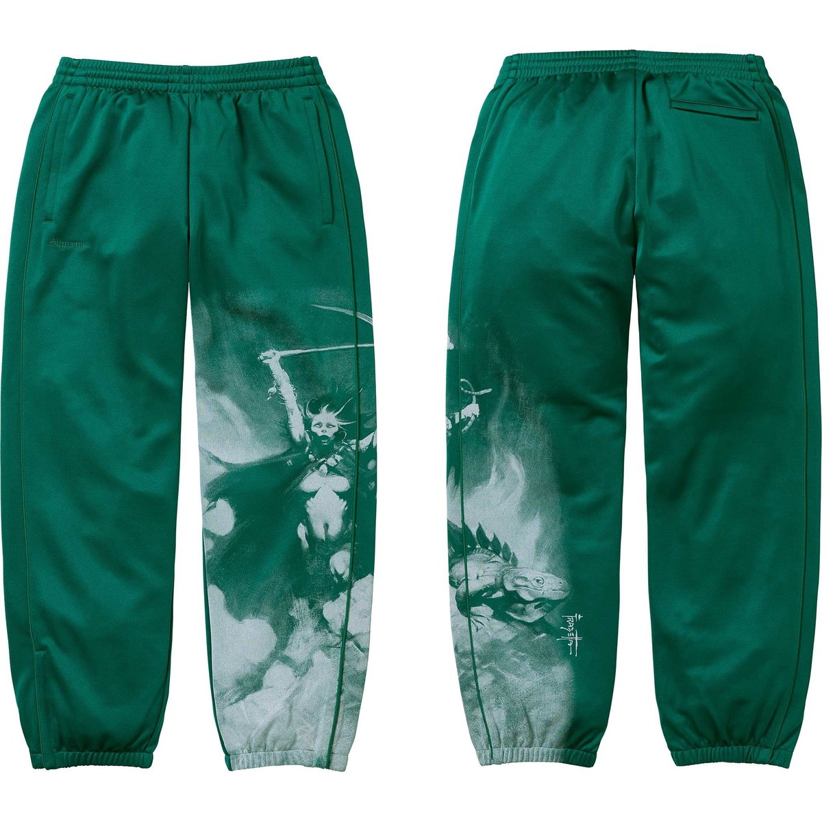 Details on Frazetta Track Pant Dark Green from fall winter
                                                    2024