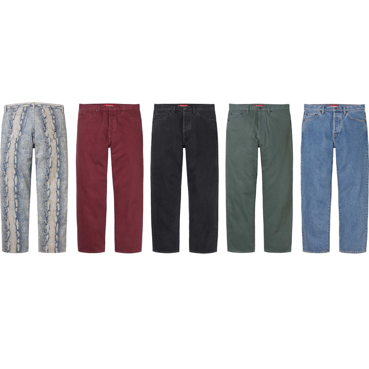 Supreme Regular Jean for fall winter 24 season