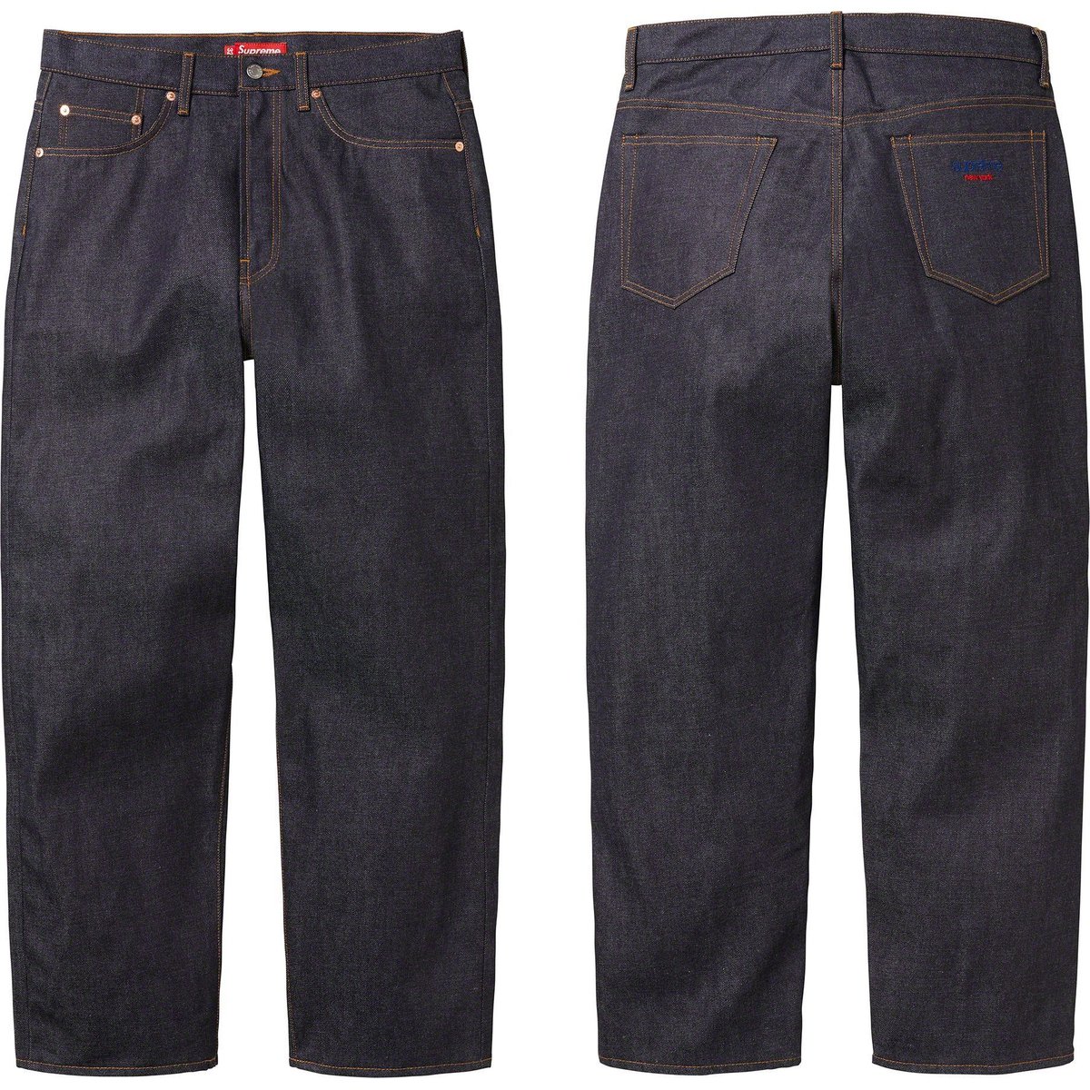 Supreme Rigid Baggy Selvedge Jean for fall winter 24 season