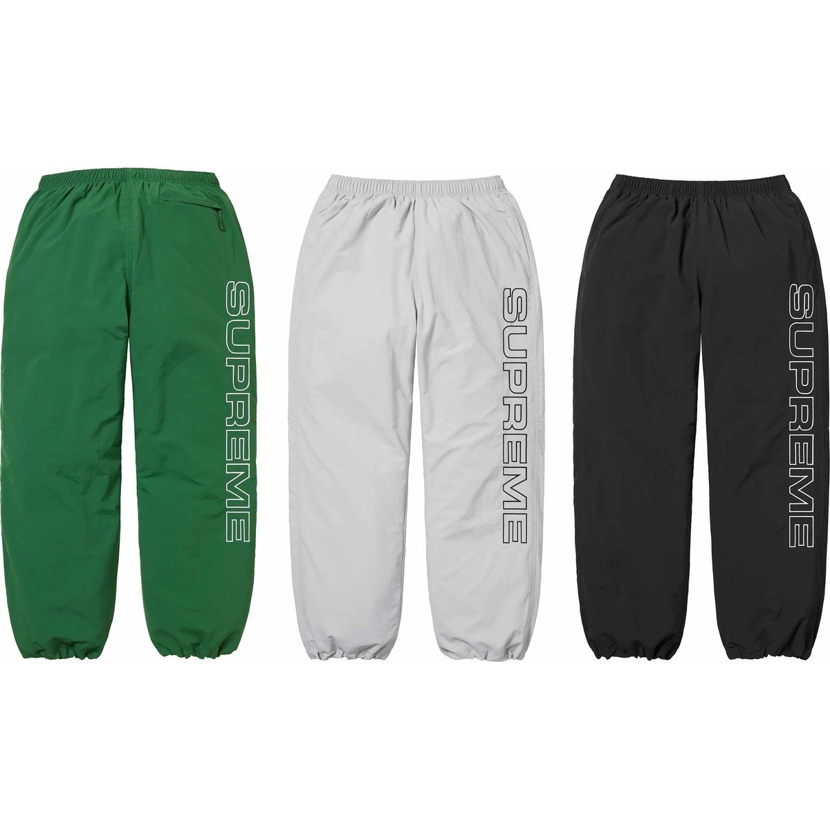 Supreme Spellout Embroidered Track Pant for fall winter 24 season