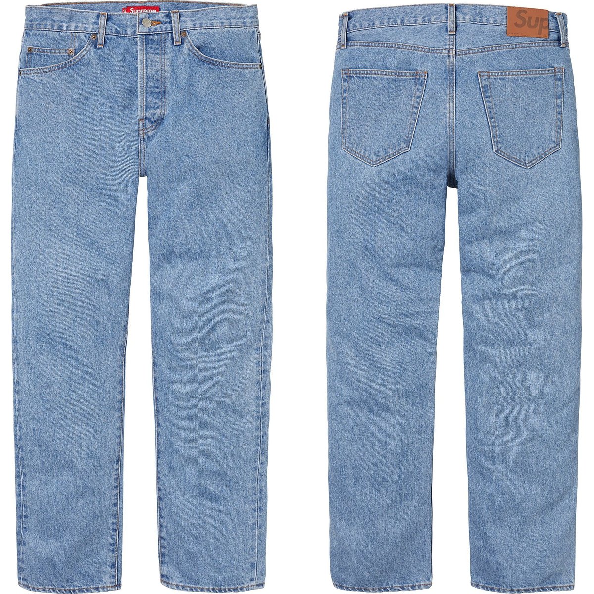 Supreme Stone Washed Slim Selvedge Jean for fall winter 24 season