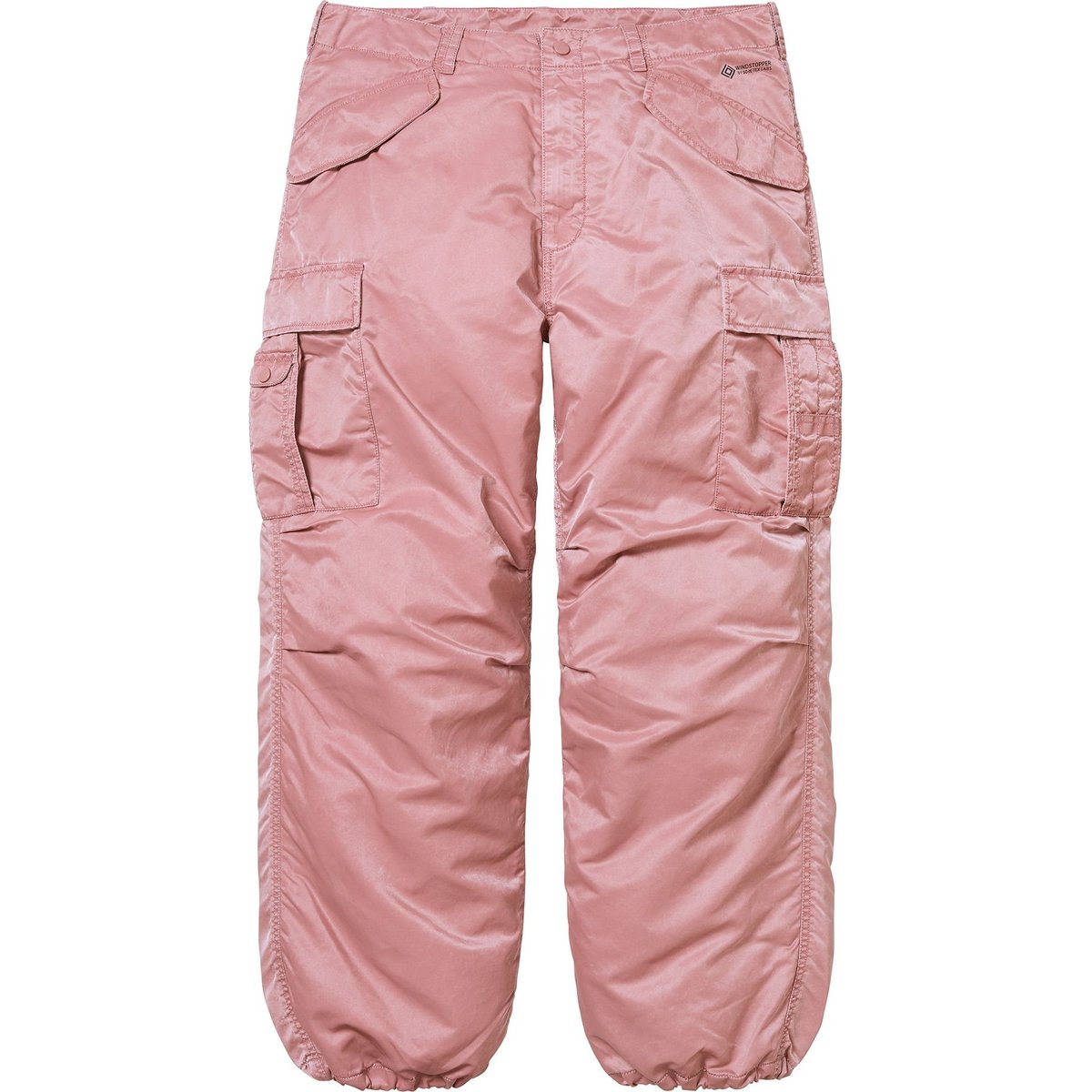 Details on Washed Flight Satin Cargo Pant Dusty Pink from fall winter
                                                    2024