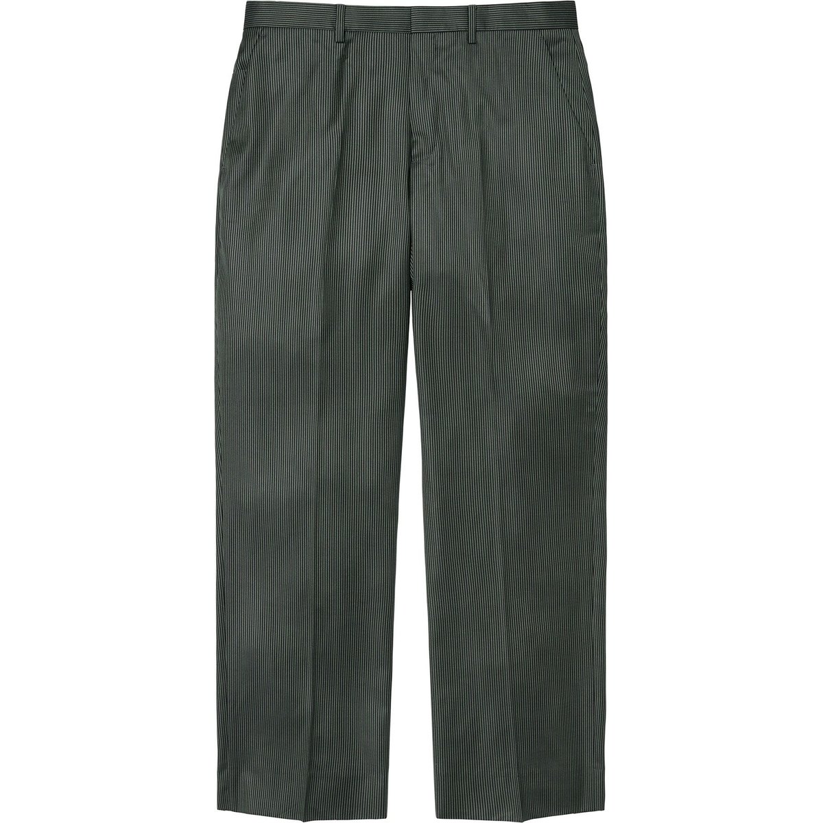 Details on Striped Wool Trouser Green Stripe from fall winter
                                                    2024