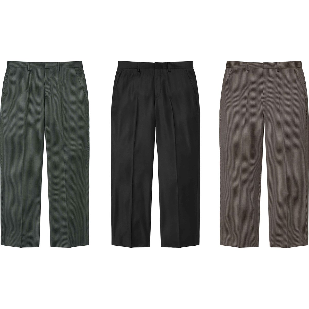 Supreme Striped Wool Trouser for fall winter 24 season