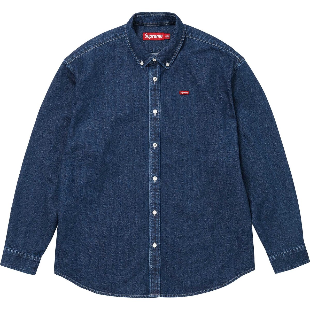 Details on Small Box Shirt Rinsed Denim from fall winter
                                                    2024