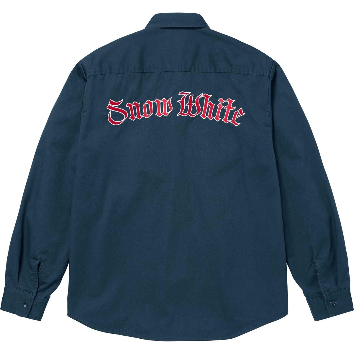 Details on Snow White Work Shirt Light Navy from fall winter
                                                    2024