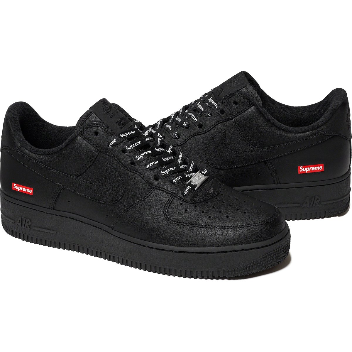 Details on Supreme Nike Air Force 1 Low Black from fall winter
                                                    2024