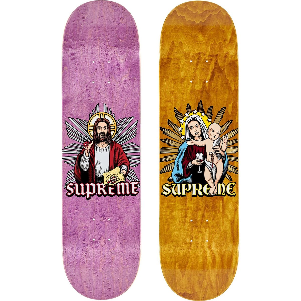 Details on Blood And Body Skateboard from fall winter
                                            2024 (Price is $60)