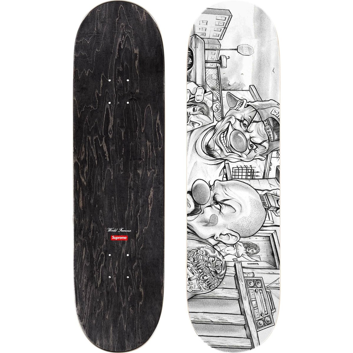 Supreme Mister Cartoon Skateboard for fall winter 24 season