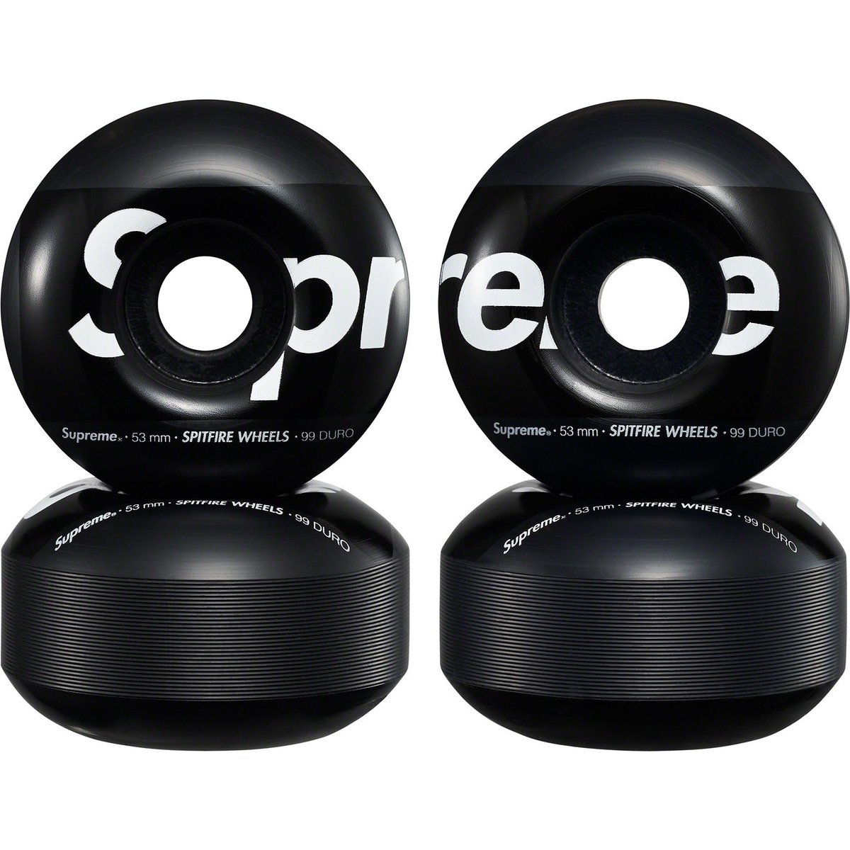 Details on Supreme Spitfire Shop Wheels (Set of 4) Black 53mm from fall winter
                                                    2024 (Price is $36)