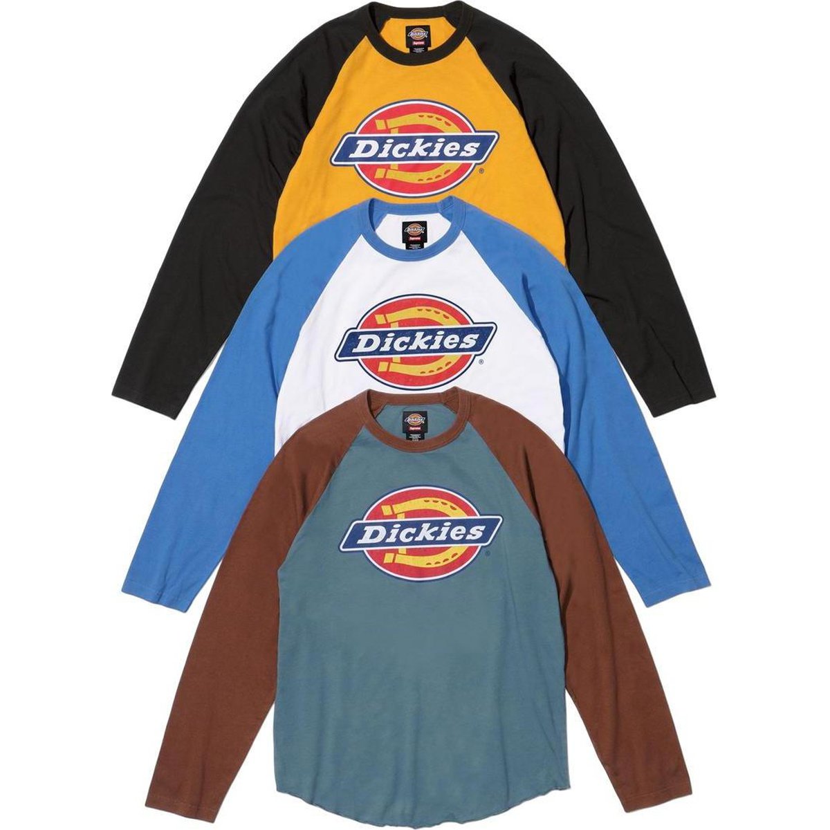 Details on Supreme Dickies Raglan L S Top  from fall winter
                                                    2024 (Price is $68)