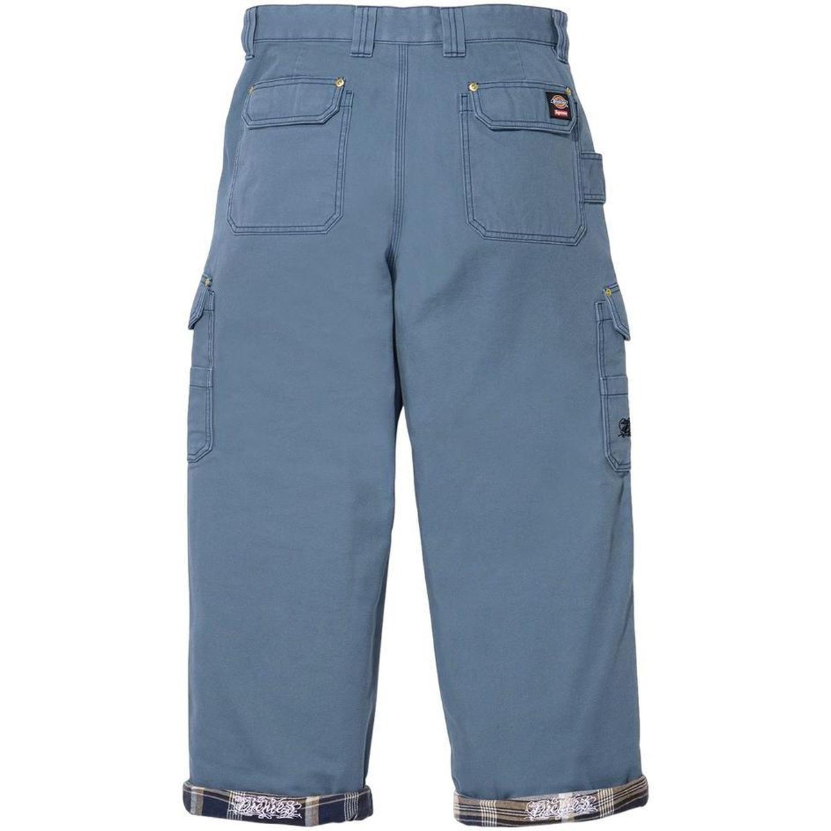 Details on Supreme Dickies Flannel Lined Cargo Pant  from fall winter
                                                    2024 (Price is $168)