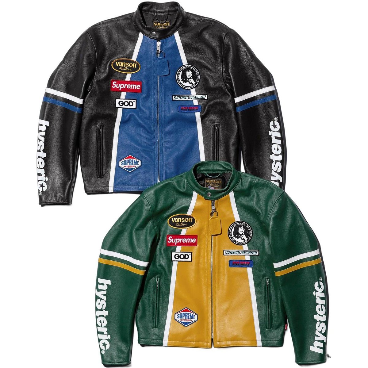 Supreme Supreme HYSTERIC GLAMOUR Vanson Leathers Jacket releasing on Week 13 for fall winter 2024