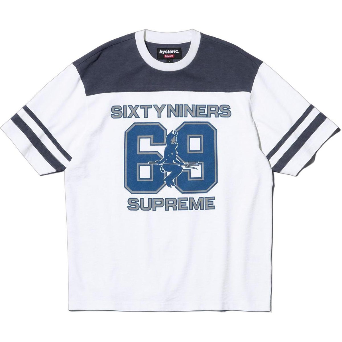 Details on Supreme HYSTERIC GLAMOUR 69 Football Top  from fall winter
                                                    2024 (Price is $98)