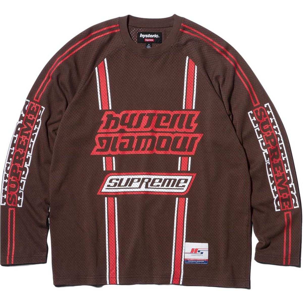 Details on Supreme HYSTERIC GLAMOUR Mesh L S Top  from fall winter
                                                    2024 (Price is $118)