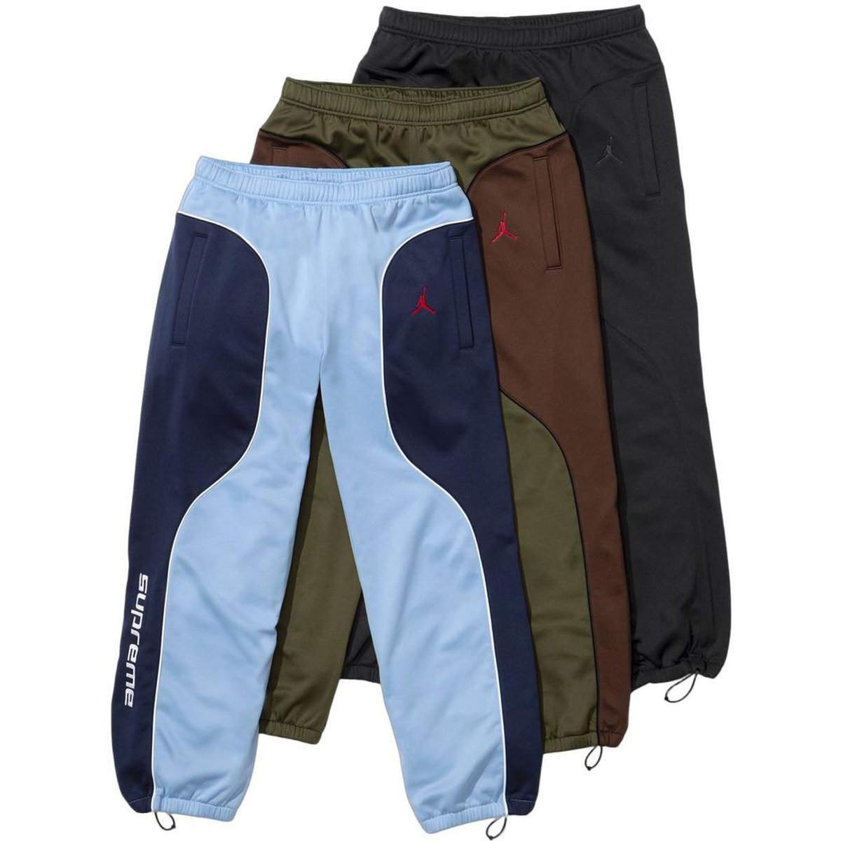 Details on Supreme Jordan Tricot Track Pant from fall winter
                                            2024 (Price is $178)