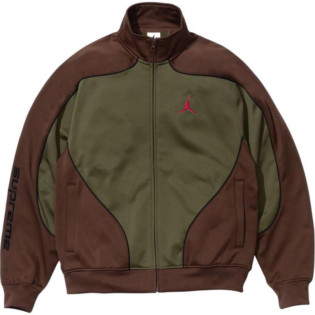 Details on Supreme Jordan Tricot Track Jacket  from fall winter
                                                    2024 (Price is $188)