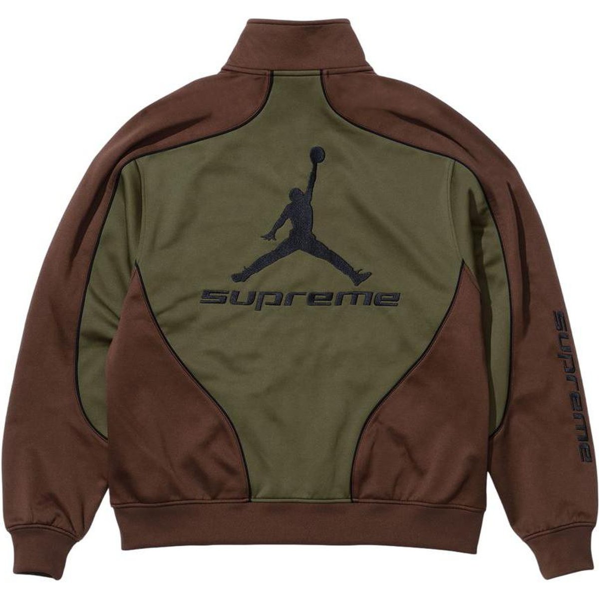 Details on Supreme Jordan Tricot Track Jacket  from fall winter
                                                    2024 (Price is $188)