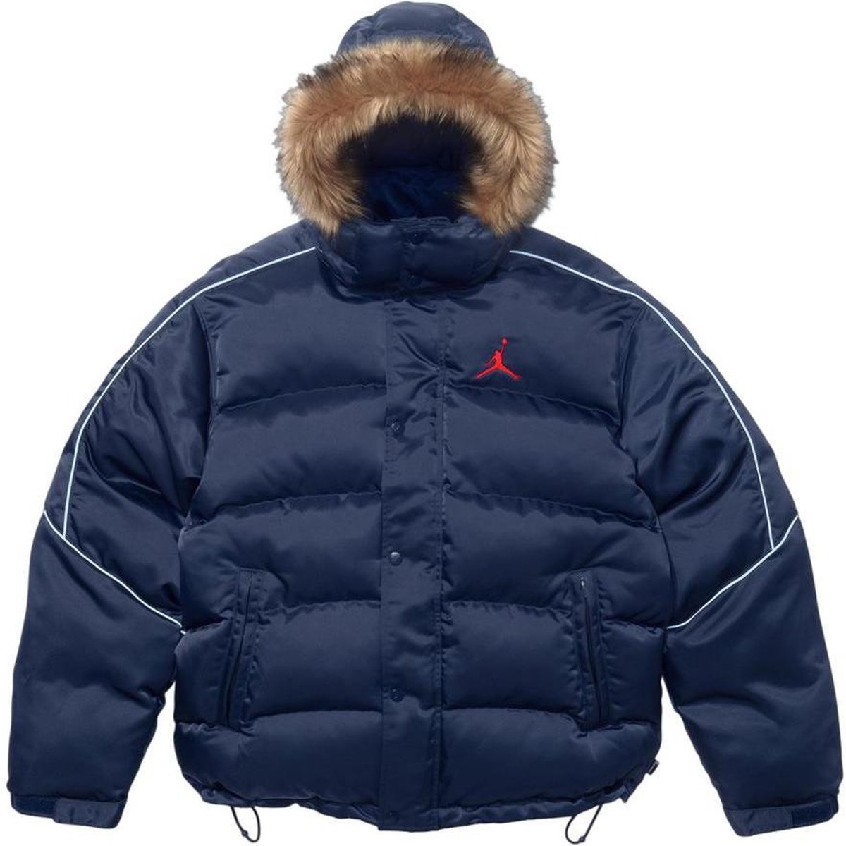 Details on Supreme Jordan Puffer Jacket  from fall winter
                                                    2024 (Price is $368)