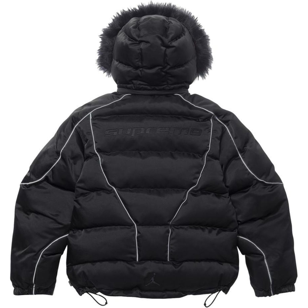 Details on Supreme Jordan Puffer Jacket  from fall winter
                                                    2024 (Price is $368)