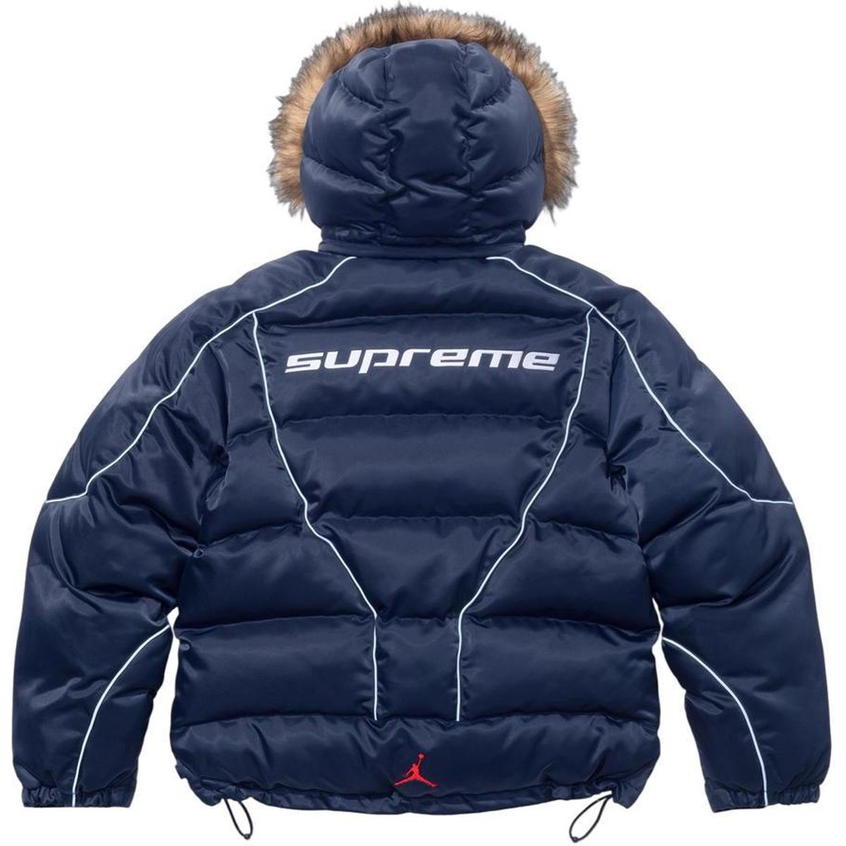 Details on Supreme Jordan Puffer Jacket  from fall winter
                                                    2024 (Price is $368)