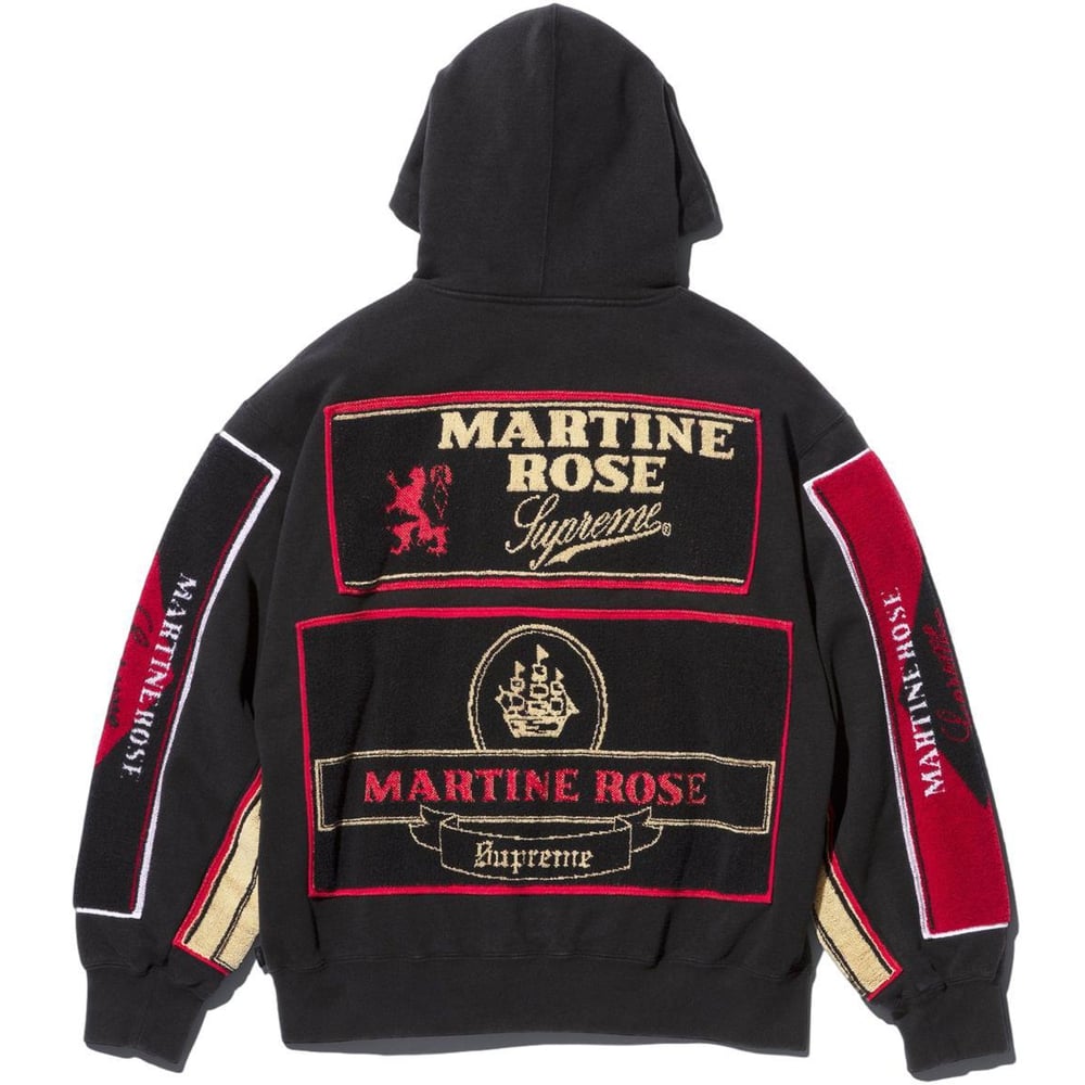 Details on Supreme Martine Rose Towel Zip Up Hooded Sweatshirt  from fall winter
                                                    2024 (Price is $248)