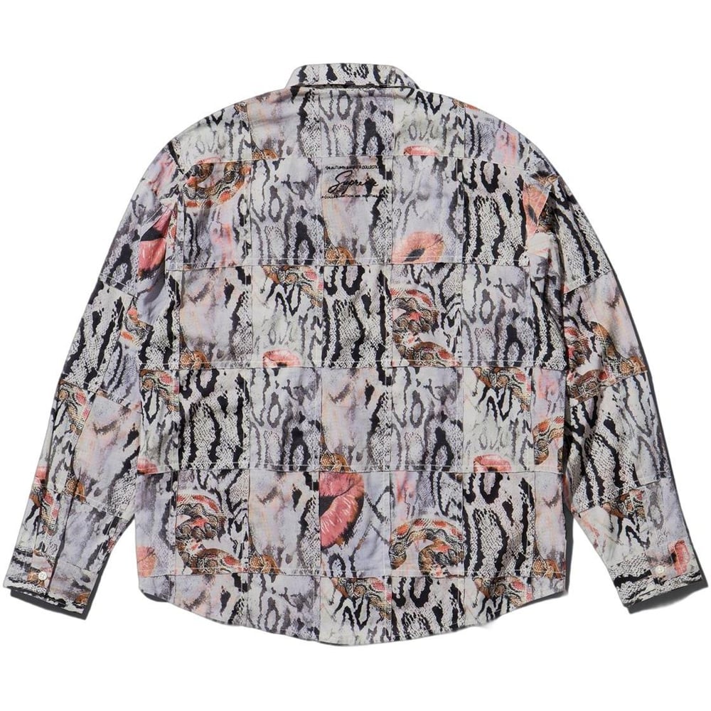 Details on Supreme Martine Rose Patchwork Shirt  from fall winter
                                                    2024 (Price is $188)