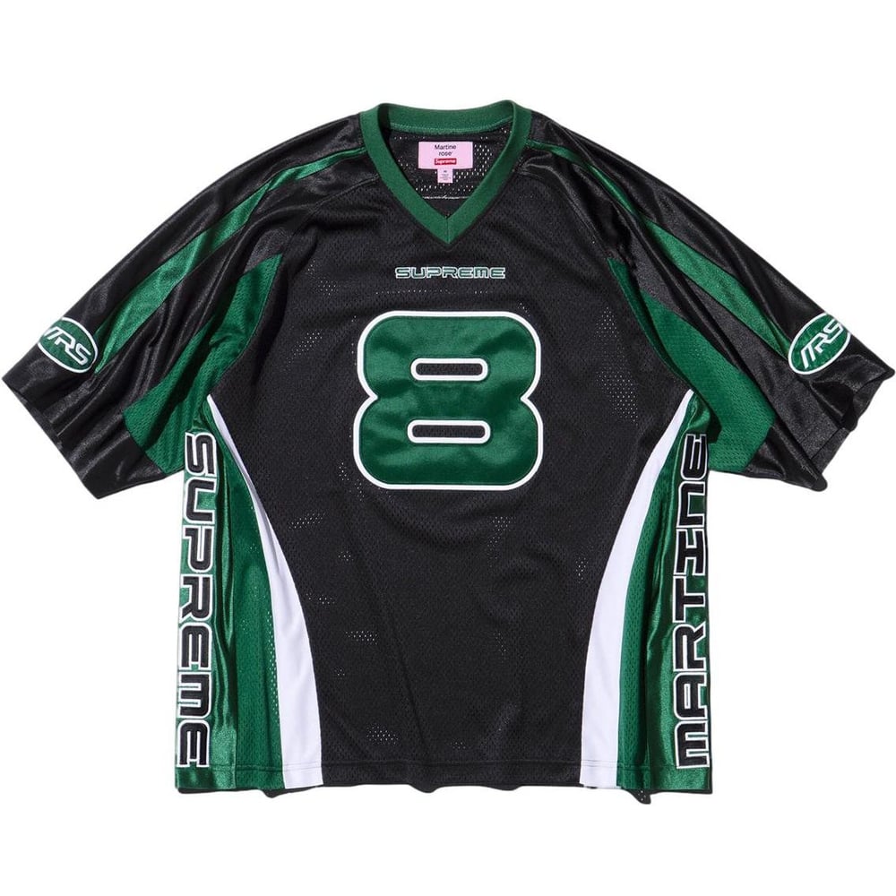 Details on Supreme Martine Rose Football Jersey  from fall winter
                                                    2024 (Price is $158)