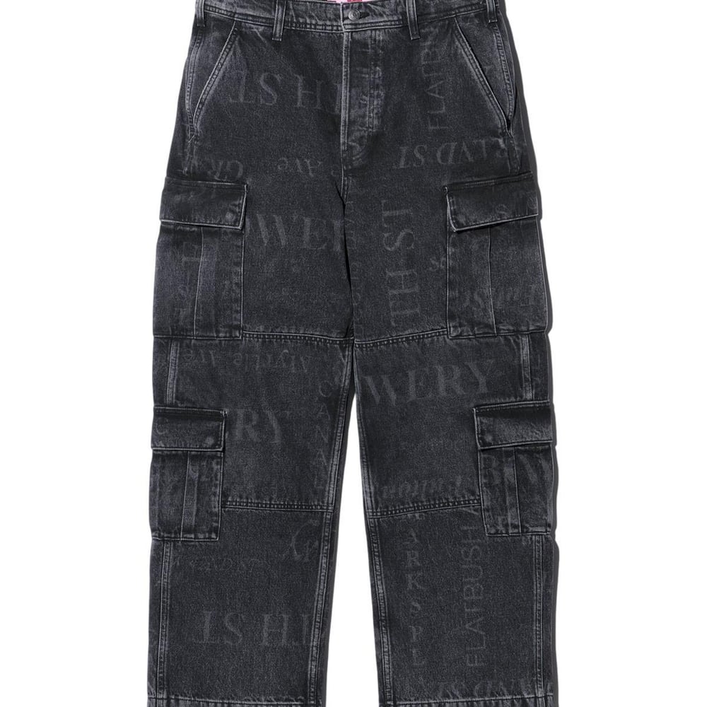 Details on Supreme Martine Rose Denim Cargo Pant  from fall winter
                                                    2024 (Price is $288)