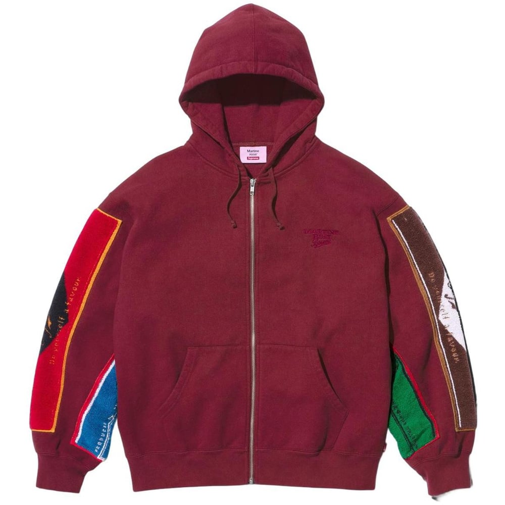 Supreme Supreme Martine Rose Towel Zip Up Hooded Sweatshirt (FW24) - $248