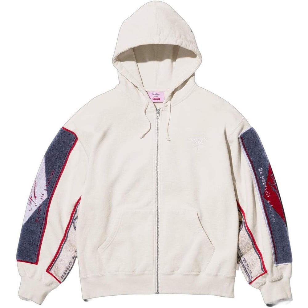 Supreme Supreme Martine Rose Towel Zip Up Hooded Sweatshirt (FW24) - $248