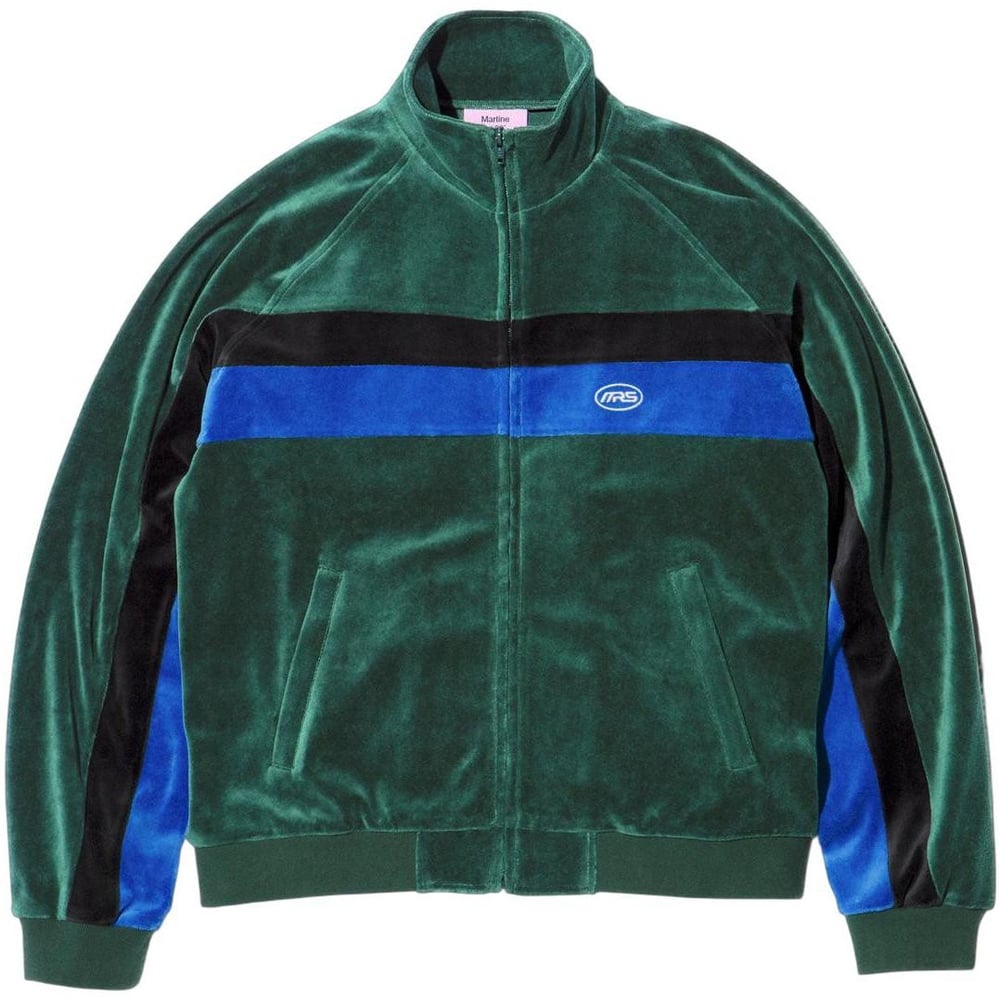 Details on Supreme Martine Rose Velour Track Jacket  from fall winter
                                                    2024 (Price is $228)